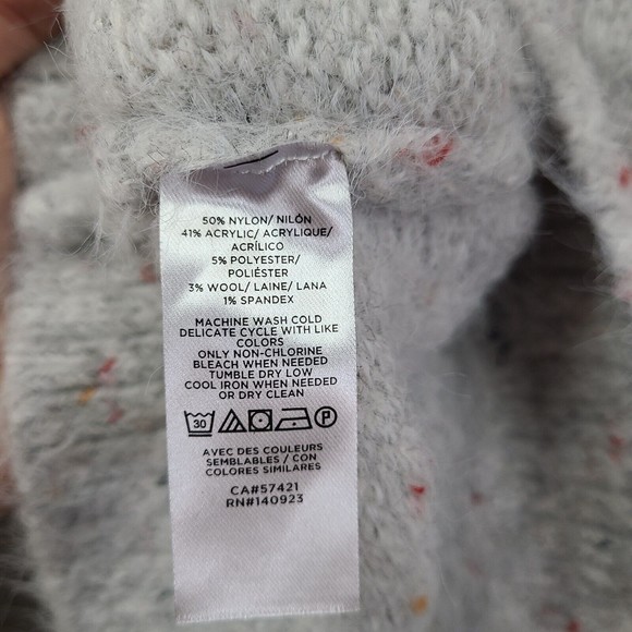 Lou & Grey Confetti Cowl Neck Knit Sweater Small - Picture 5 of 5